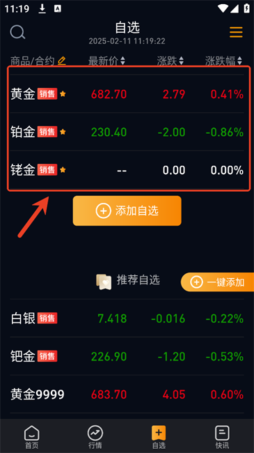 融通金贵金属行情app 融通金免费版