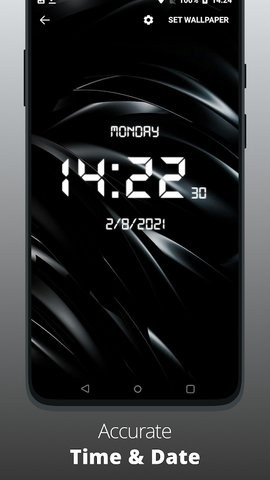 数字时钟和天气软件