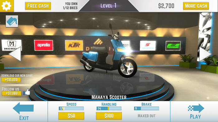 公路骑手破解版(Traffic Rider)