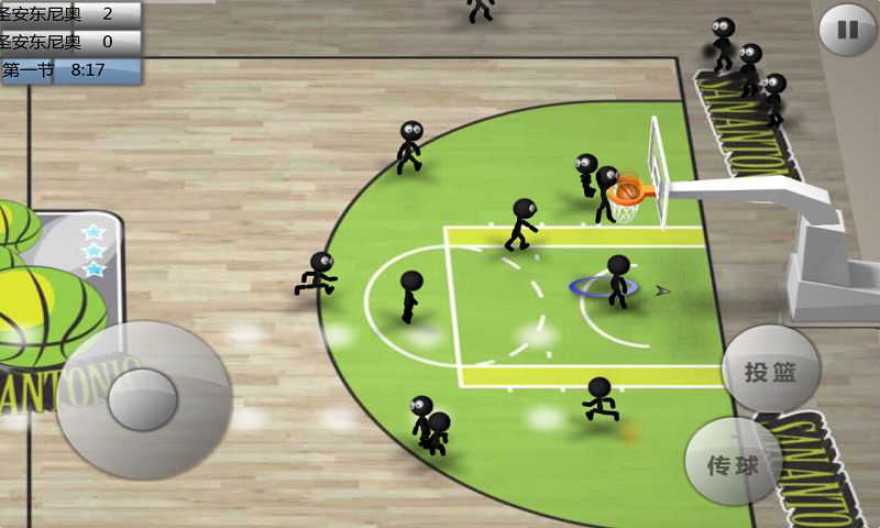 火柴人篮球汉化破解版