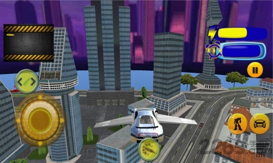 飞行机器人汽车模拟器游戏