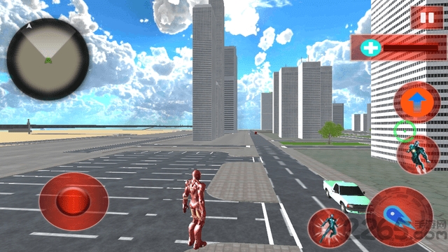 钢铁侠城市飞行救援