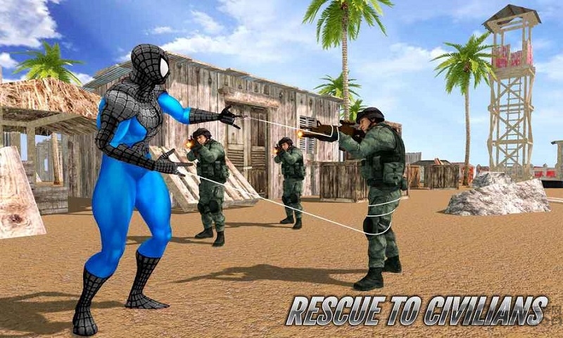 蜘蛛英雄与恐怖主义战争手游