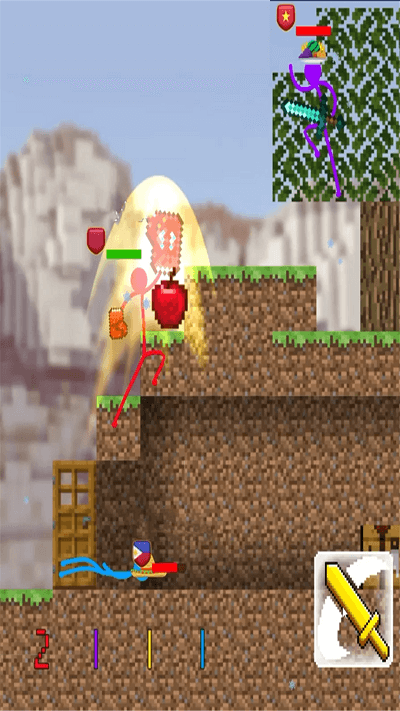 火柴人像素世界大乱斗手机版