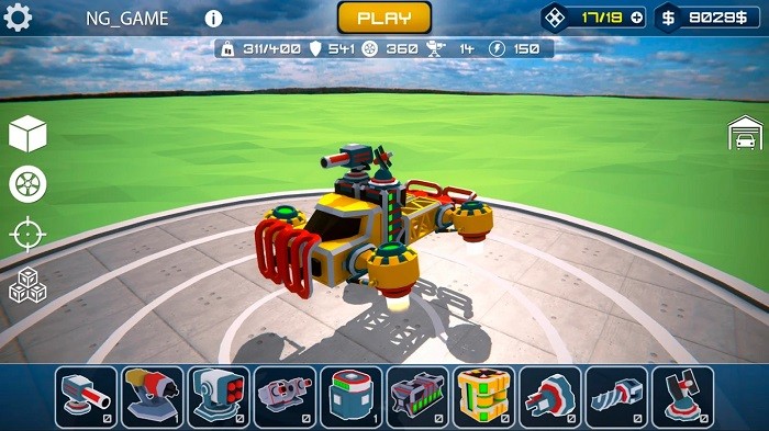 沙盒汽车建造师游戏(block tech sandbox)