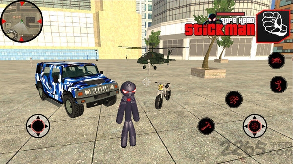 火柴人绳索英雄战争破解版