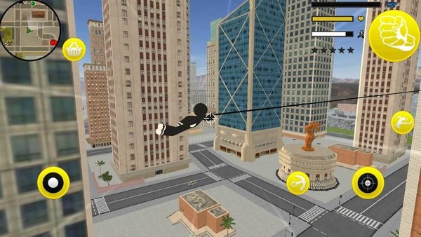 黑蜘蛛火柴人绳索英雄游戏 黑蜘蛛火柴人绳索英雄最新版下载