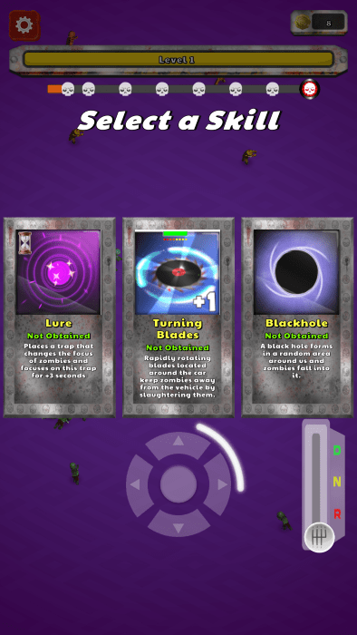 丧尸冲撞轮胎和火游戏