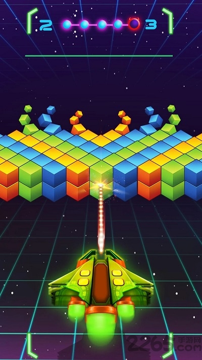 飞船打砖机游戏