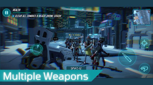 机器人射击僵尸之城中文版