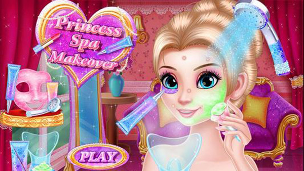 公主万圣节温泉化妆游戏