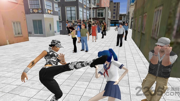 樱花女孩打流氓游戏