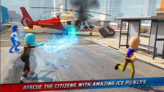 冰蜘蛛火柴绳英雄大佬手机版 冰蜘蛛火柴绳英雄大佬游戏下载