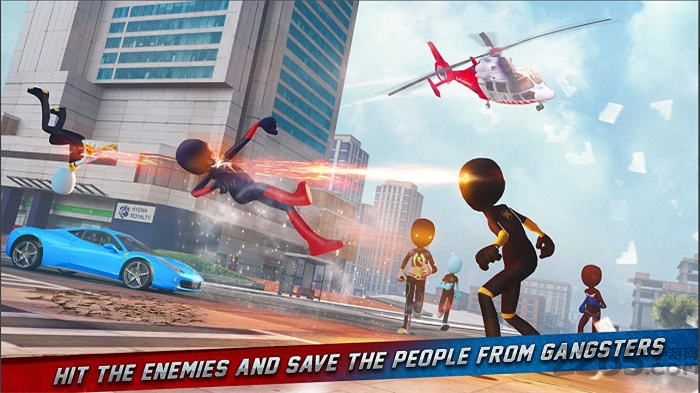 冰蜘蛛火柴绳英雄大佬手机版