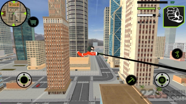 圣诞火柴人绳索英雄无限金币版